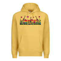 Antique Gold mexican sombrero guitar libbey glass Premium Hoodie - BundleAndBundleShop