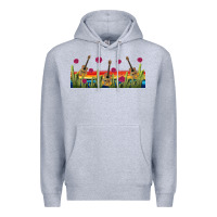 Heather Grey mexican sombrero guitar libbey glass Premium Hoodie - BundleAndBundleShop