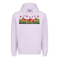 Lilac mexican sombrero guitar libbey glass Premium Hoodie - BundleAndBundleShop
