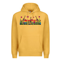Mustard mexican sombrero guitar libbey glass Premium Hoodie - BundleAndBundleShop