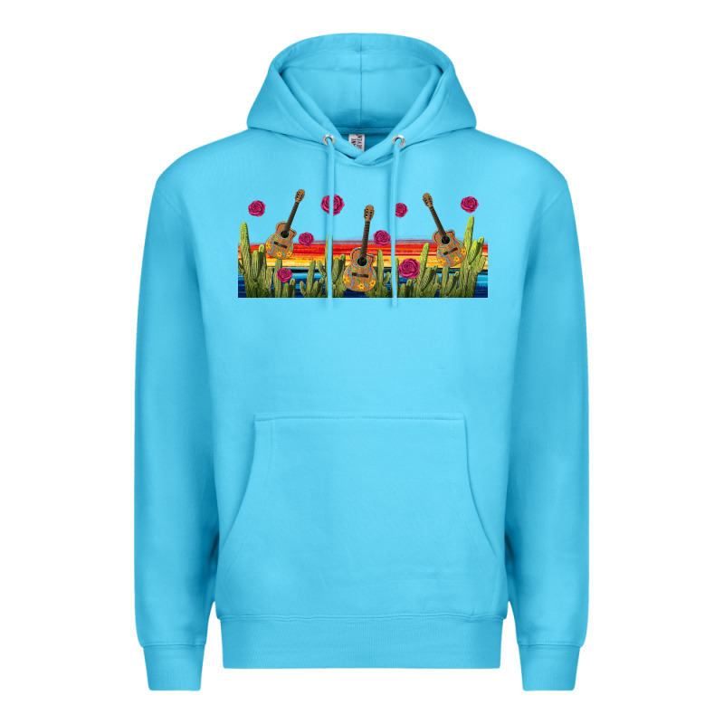 Mexican Sombrero Guitar Libbey Glass Premium Hoodie by BundleAndBundleShop | Teevron