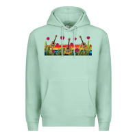 Seafoam mexican sombrero guitar libbey glass Premium Hoodie - BundleAndBundleShop