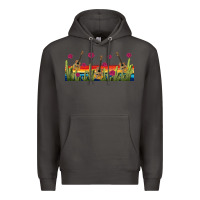 Smoke mexican sombrero guitar libbey glass Premium Hoodie - BundleAndBundleShop