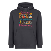 Smoke give me coffee to get me started and jesus to keep Heavyweight Hoodie - Zillion Design Studio