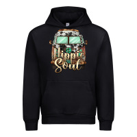 Black hippie soul caravan Urban Hoodie - BarkalooDesign
