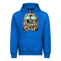 Cobalt hippie soul caravan Urban Hoodie - BarkalooDesign