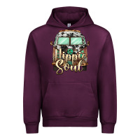 Mauve Wine hippie soul caravan Urban Hoodie - BarkalooDesign
