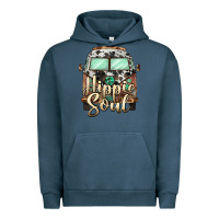 Pigment Midnight Navy hippie soul caravan Urban Hoodie - BarkalooDesign