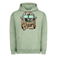 Pigment Oil Green hippie soul caravan Urban Hoodie - BarkalooDesign
