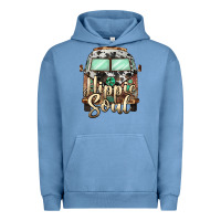 Pigment Pebble Blue hippie soul caravan Urban Hoodie - BarkalooDesign
