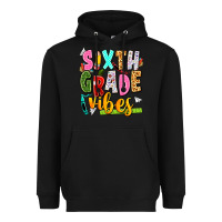 Black sixth grade vibes Heavyweight Hoodie - texasbilliewilder