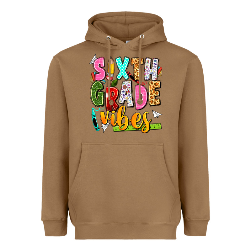Sixth Grade Vibes Heavyweight Hoodie by texasbilliewilder | Teevron