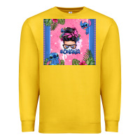Lemon ohana stitch messy bun Premium Sweatshirt - Zillion Design Studio