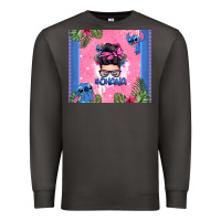 Smoke ohana stitch messy bun Premium Sweatshirt - Zillion Design Studio