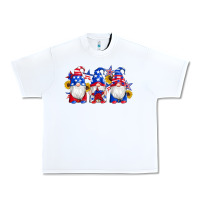 White american flag gnomes sunflowers star Urban Heavy Tee - Artiststas