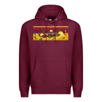 Burgundy taco and nachos libbey glass Premium Hoodie - BundleAndBundleShop