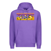 Purple taco and nachos libbey glass Premium Hoodie - BundleAndBundleShop