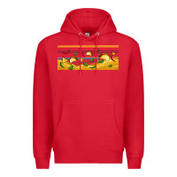 Red taco and nachos libbey glass Premium Hoodie - BundleAndBundleShop
