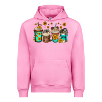 Fuchsia Pink sloth coffee cups Urban Hoodie - Jasminsmagicworld