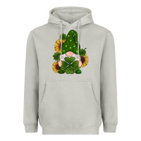 Moon Dust st patricks day shamrock gnomes  sunflowers Heavyweight Hoodie - RanaPortraitStore