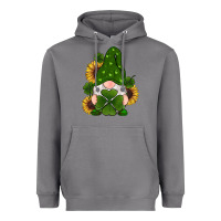 Storm st patricks day shamrock gnomes  sunflowers Heavyweight Hoodie - RanaPortraitStore
