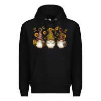 Black coffee gnomes Premium Hoodie - Artiststas