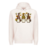 Pale Pink coffee gnomes Premium Hoodie - Artiststas