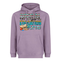 Lavender special education crew Heavyweight Hoodie - texasbilliewilder