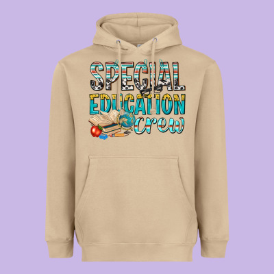 Special Education Crew Heavyweight Hoodie Designed By Texasbilliewilder
