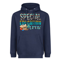 Navy special education crew Heavyweight Hoodie - texasbilliewilder