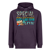 Plum special education crew Heavyweight Hoodie - texasbilliewilder