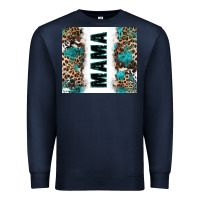 Navy western mama Premium Sweatshirt - Zillion Design Studio
