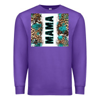 Purple western mama Premium Sweatshirt - Zillion Design Studio