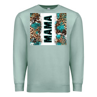 Seafoam western mama Premium Sweatshirt - Zillion Design Studio