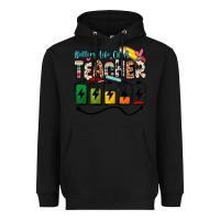 Black battery life of a teacher Heavyweight Hoodie - Zillion Design Studio