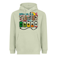Matcha battery life of a teacher Heavyweight Hoodie - Zillion Design Studio
