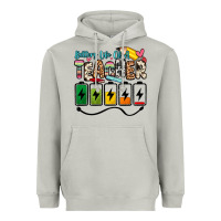 Moon Dust battery life of a teacher Heavyweight Hoodie - Zillion Design Studio