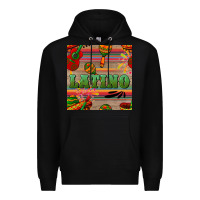Black latino seamless pattern Premium Hoodie - BundleAndBundleShop