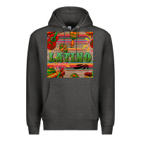 Charcoal Heather latino seamless pattern Premium Hoodie - BundleAndBundleShop