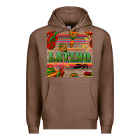 Chestnut latino seamless pattern Premium Hoodie - BundleAndBundleShop