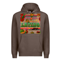 Coffee latino seamless pattern Premium Hoodie - BundleAndBundleShop