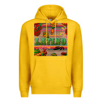 Lemon latino seamless pattern Premium Hoodie - BundleAndBundleShop