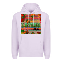 Lilac latino seamless pattern Premium Hoodie - BundleAndBundleShop