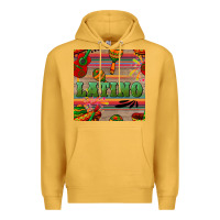 Mustard latino seamless pattern Premium Hoodie - BundleAndBundleShop