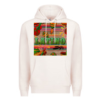 Pale Pink latino seamless pattern Premium Hoodie - BundleAndBundleShop