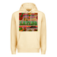 Pina Colada latino seamless pattern Premium Hoodie - BundleAndBundleShop