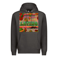 Smoke latino seamless pattern Premium Hoodie - BundleAndBundleShop