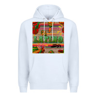White latino seamless pattern Premium Hoodie - BundleAndBundleShop