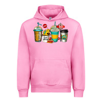 Fuchsia Pink school bus driver coffee cups Urban Hoodie - Jasminsmagicworld