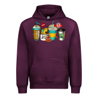 Mauve Wine school bus driver coffee cups Urban Hoodie - Jasminsmagicworld